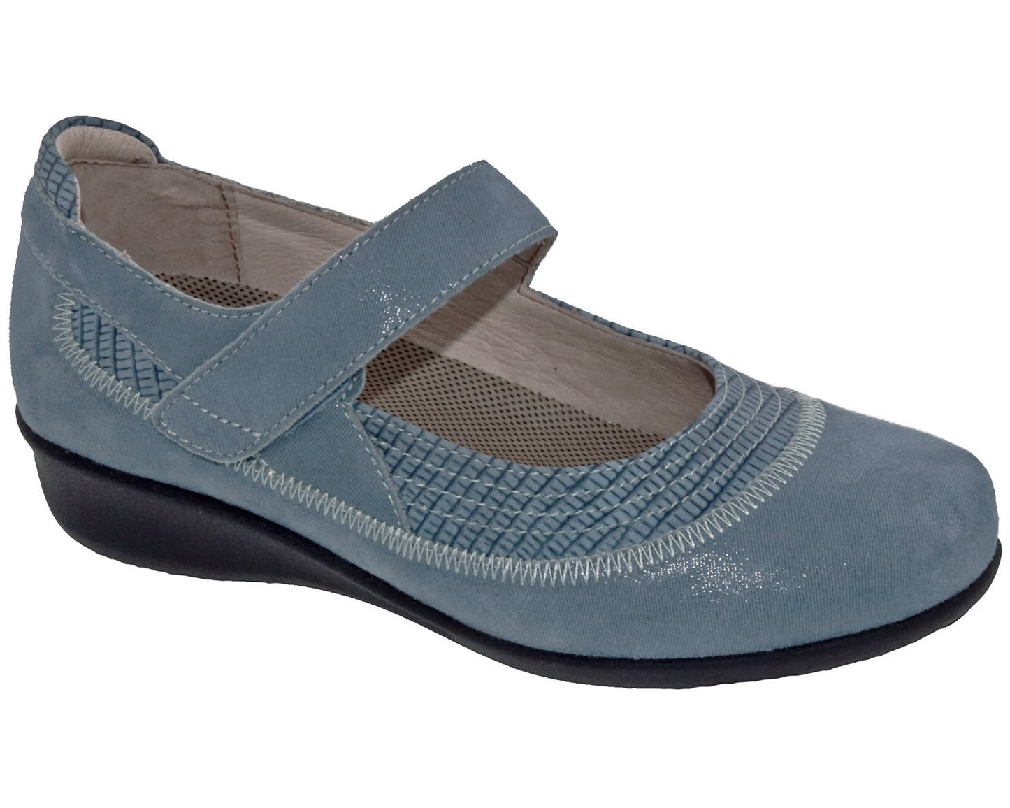 Drew Genoa Blue Microdot