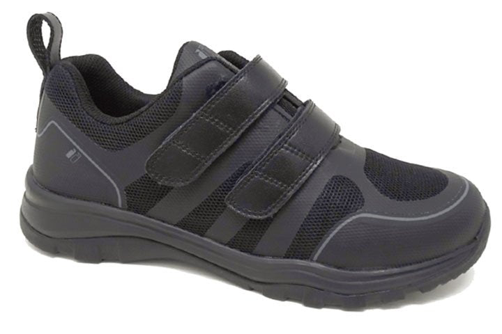Mt. Emey 9731-1V Double Strap Slip Resistant Shoes Black