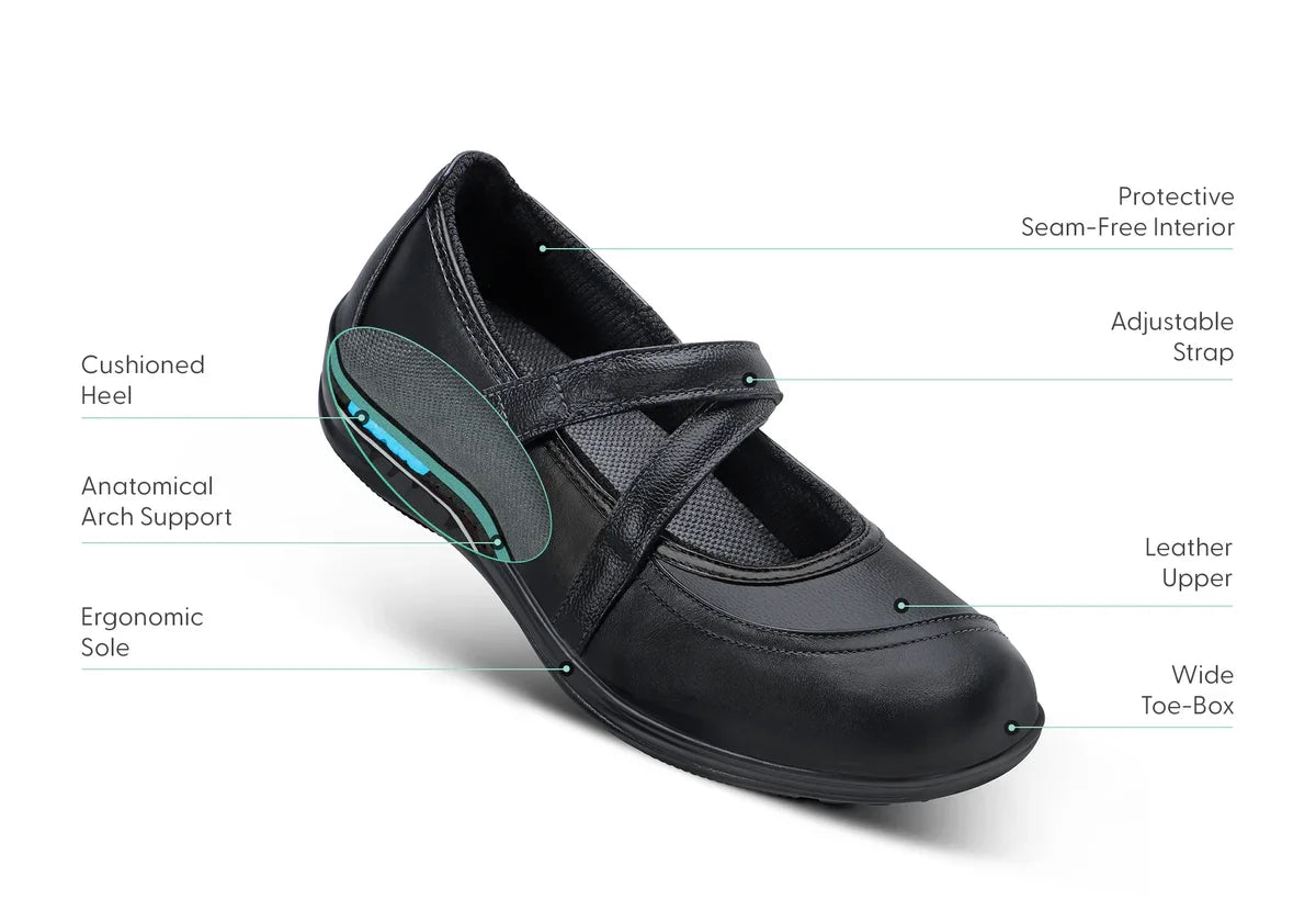 Orthofeet Celina Black