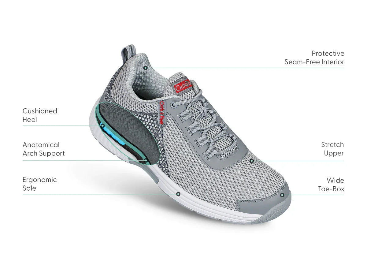 Orthofeet Edgewater Gray