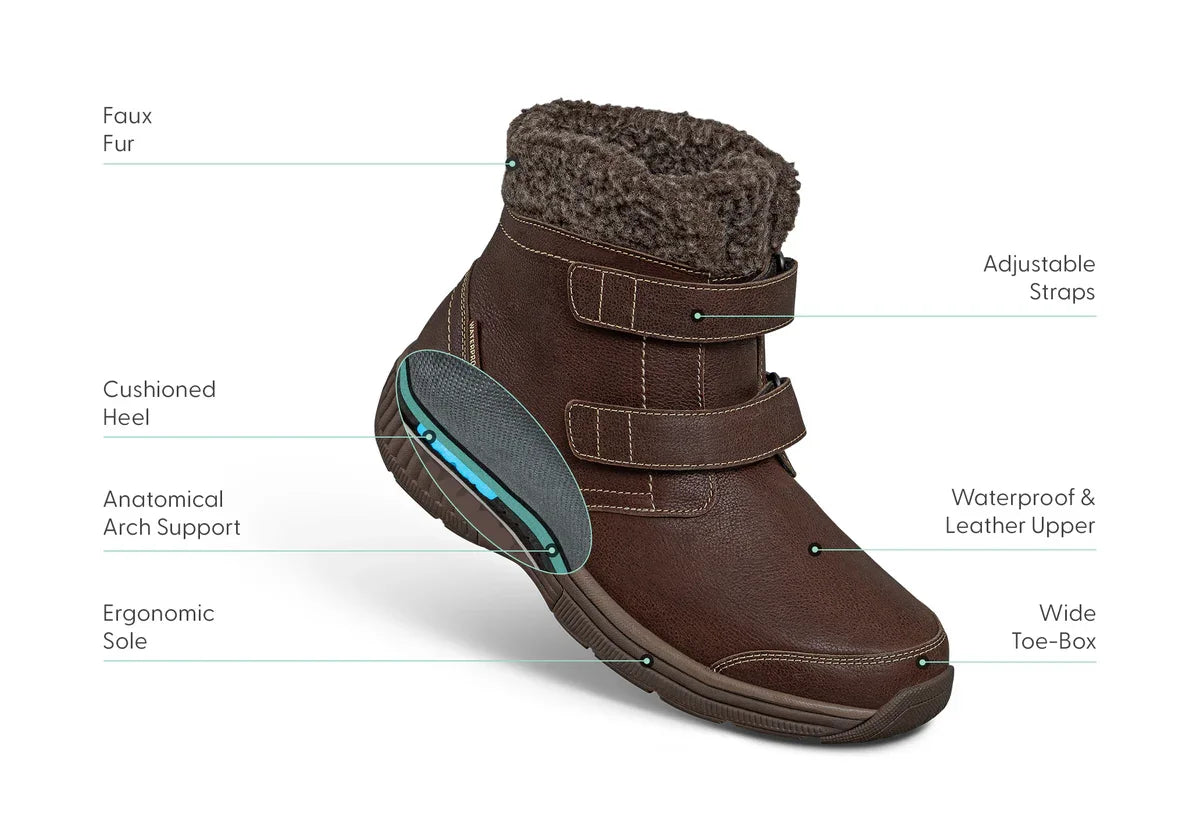 Orthofeet Florence Dark Brown