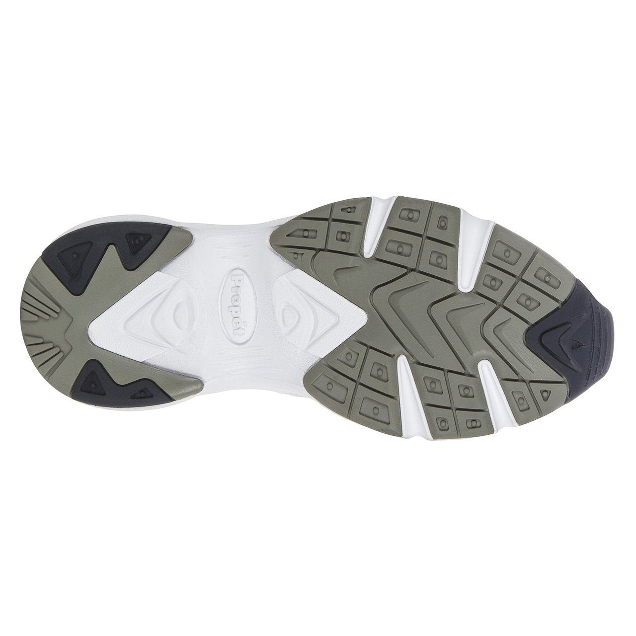 Propet Mens Stability Walker Strap White