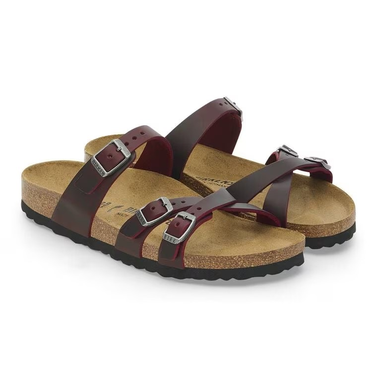 Birkenstock Franca Oiled Leather Zinfandel
