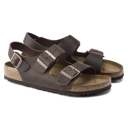Birkenstock Milano Oiled Leather Habana
