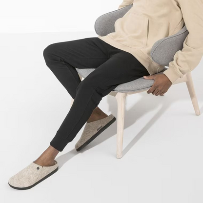 Birkenstock Zermatt Shearling Wool Felt Eggnog/Eggshell