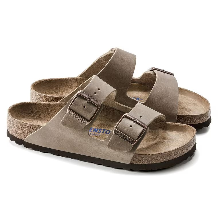 Birkenstock Arizona Soft Footbed Oiled Leather Tobacco Brown