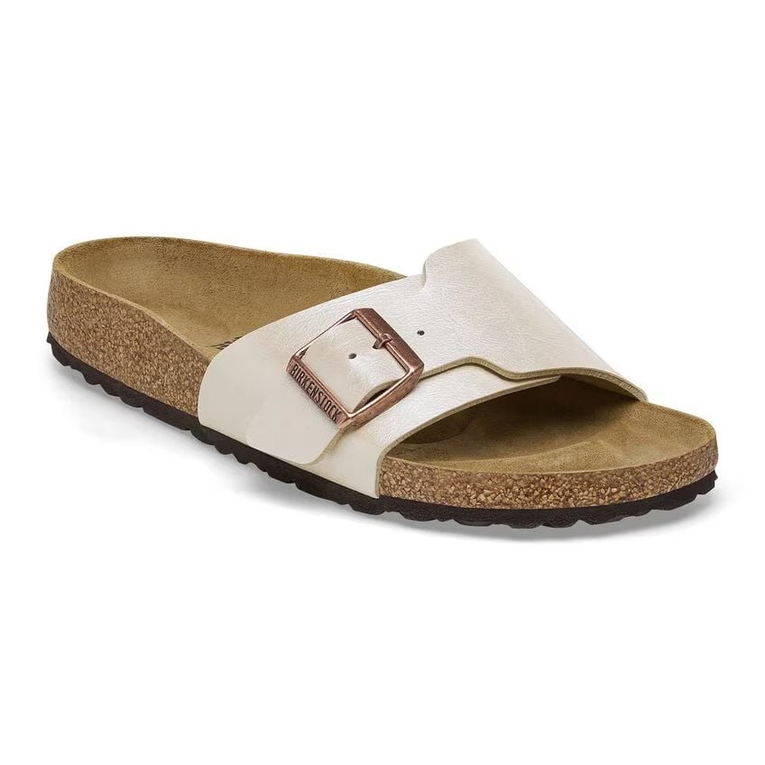 Birkenstock Catalina Birko-Flor Graceful Pearl White