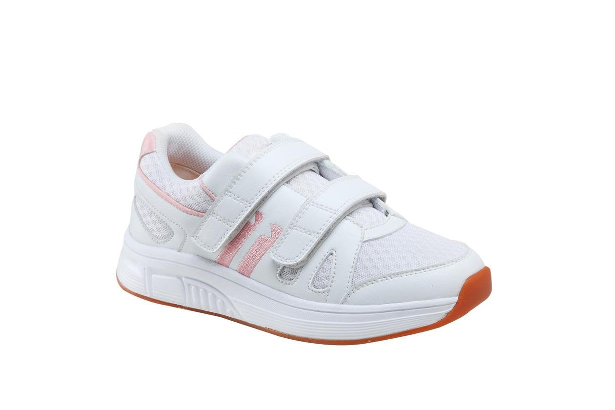Mt. Emey 9331 Velcro Light Mesh Walking Shoe White