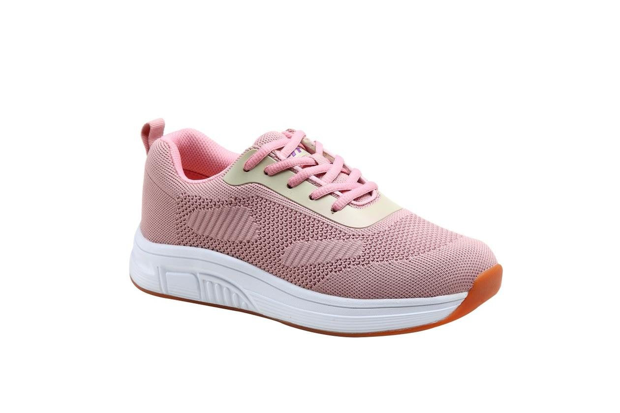 Mt. Emey 9329 Light Knitted Walking Shoe Pink