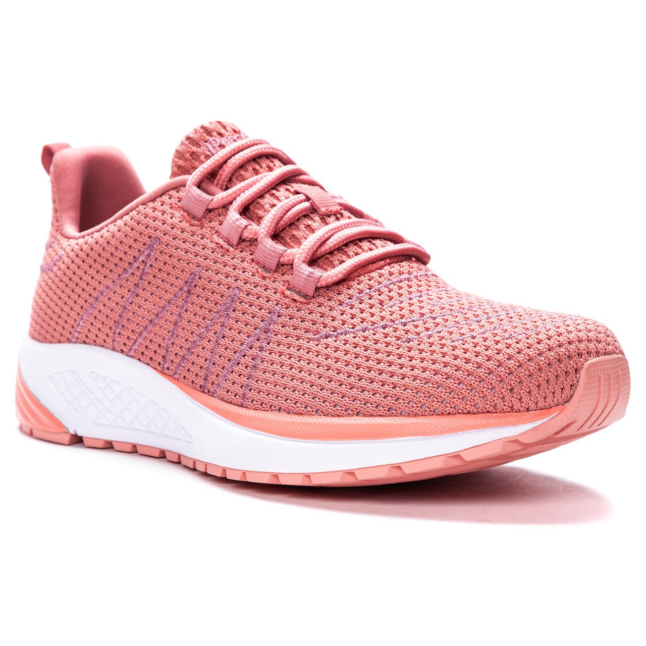 Propet Womens Tour Knit Dark Pink