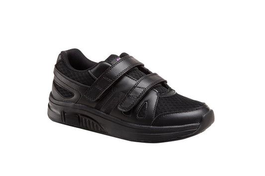 Mt. Emey 9331 Velcro Light Mesh Walking Shoe Black