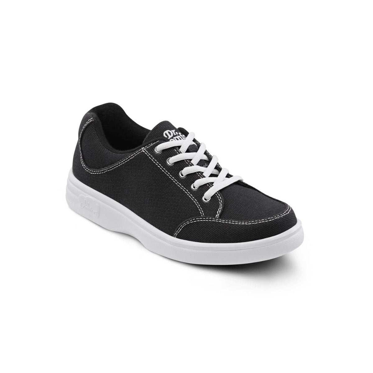 Dr. Comfort Riley Midnight Black/White