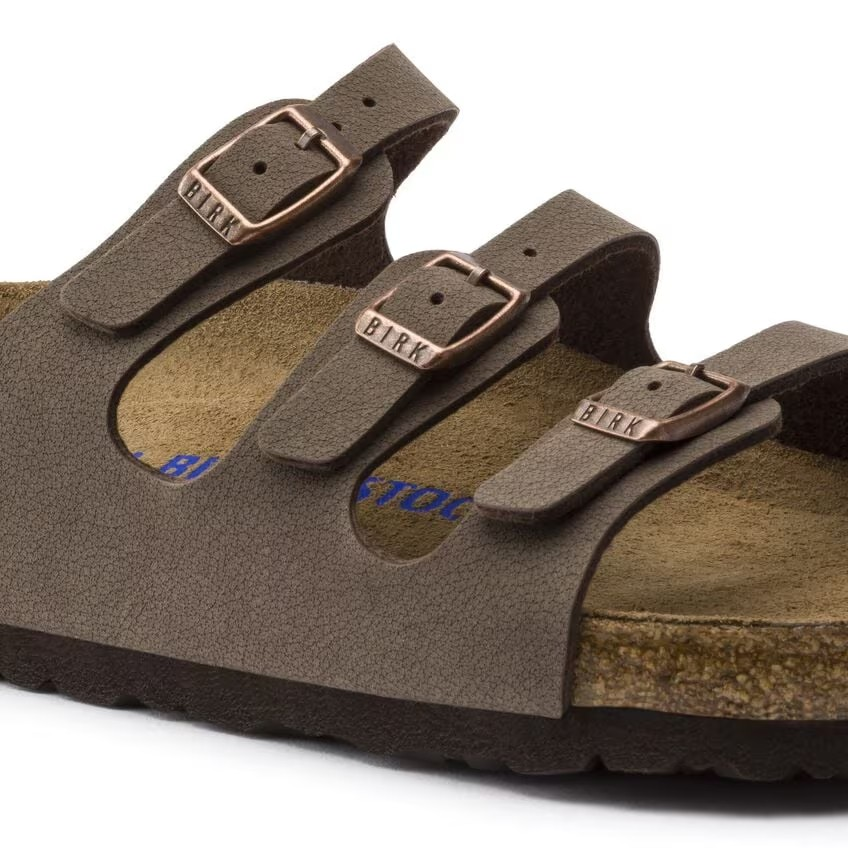 Birkenstock Florida Soft Footbed Birkibuc Mocca