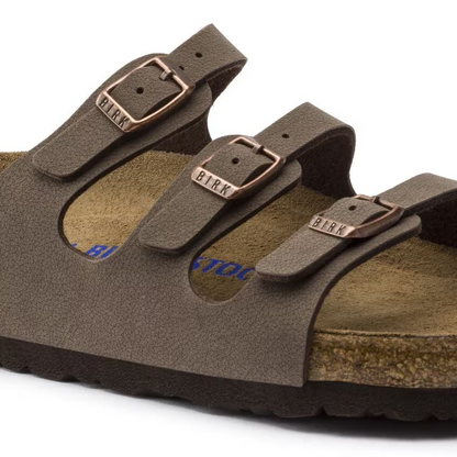 Birkenstock Florida Soft Footbed Birkibuc Mocca