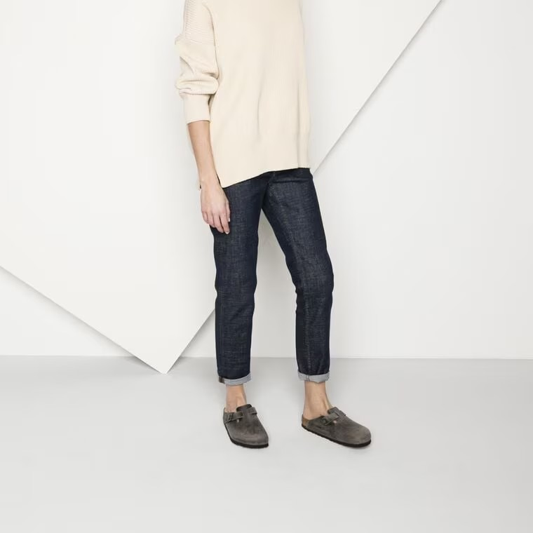 Birkenstock Boston Soft Footbed Oiled Leather Iron