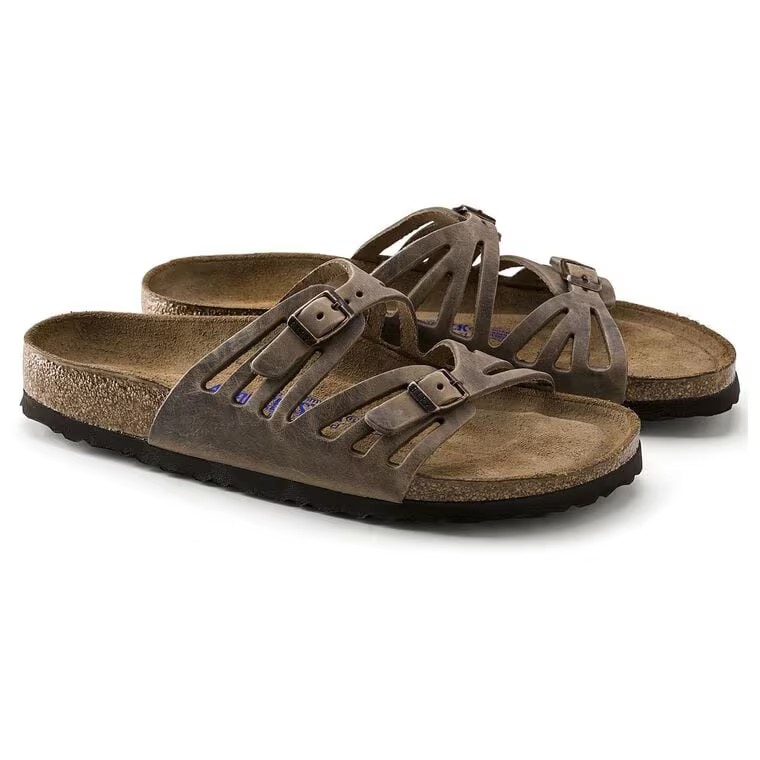 Birkenstock Granada Soft Footbed Oiled Leather Tabacco Brown
