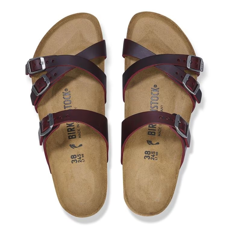 Birkenstock Franca Oiled Leather Zinfandel