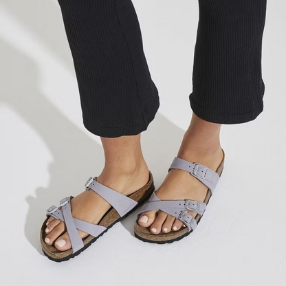 Birkenstock Franca Soft Footbed Purple Fog