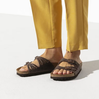 Birkenstock Granada Soft Footbed Oiled Leather Habana