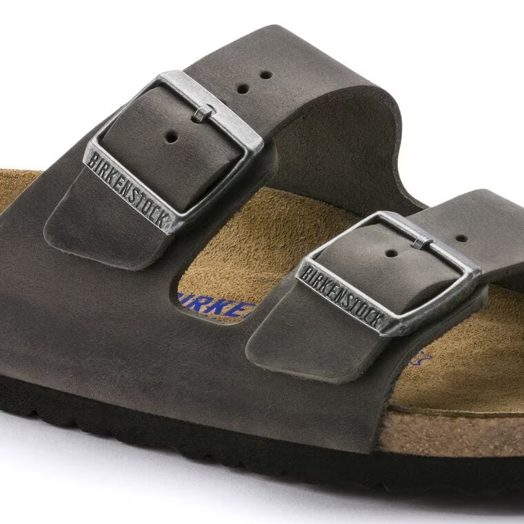 Birkenstock Arizona Soft Footbed Oiled Leather Iron
