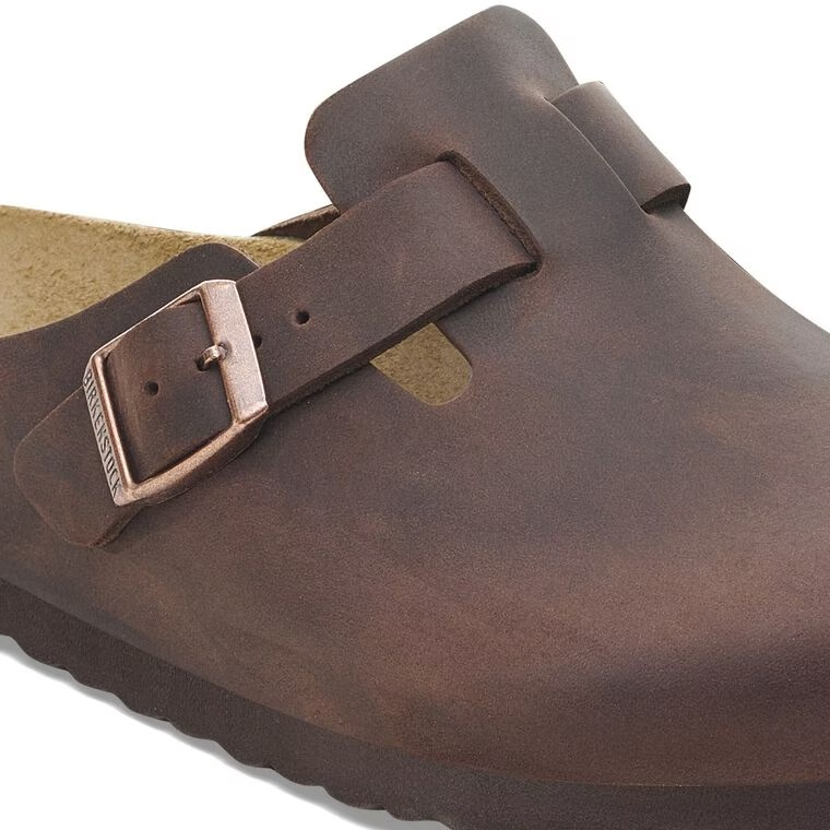 Birkenstock Boston Soft Footbed Oiled Leather Habana