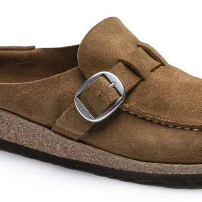 Birkenstock Buckley Suede Leather Tea