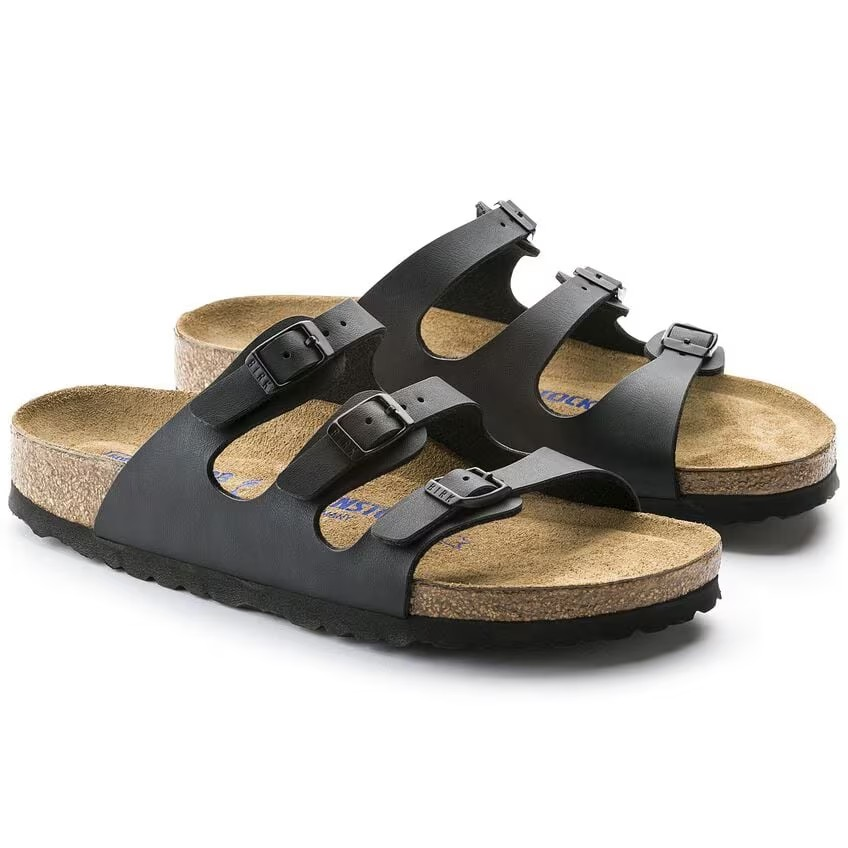Birkenstock Florida Soft Footbed Birko-Flor Black