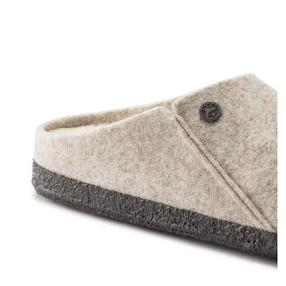 Birkenstock Zermatt Shearling Wool Felt Eggnog/Eggshell
