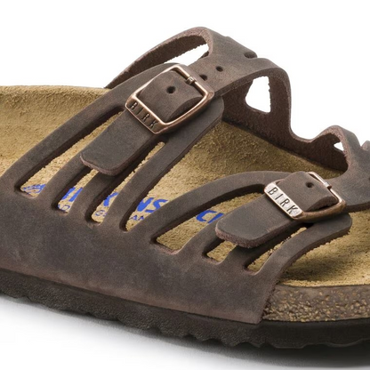 Birkenstock Granada Soft Footbed Oiled Leather Habana
