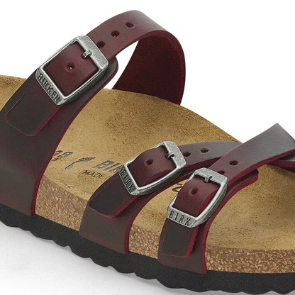 Birkenstock Franca Oiled Leather Zinfandel
