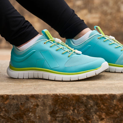 Anodyne No. 23 Sport Runner - Teal/Lime