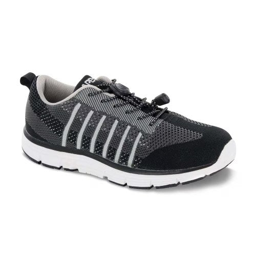 Apex Men's Athletic Bolt Knit Runner Black