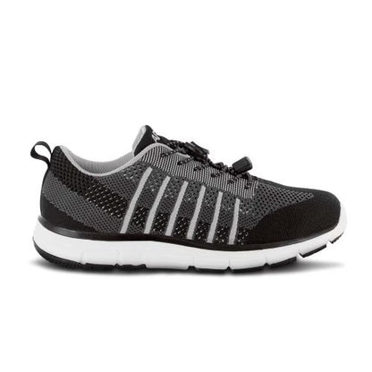 Apex Men's Athletic Bolt Knit Runner Black