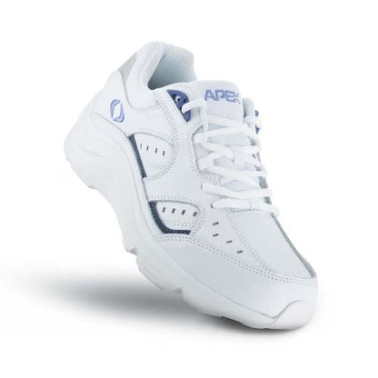 Apex Women's Athletic Lace Walker White/Periwinkle