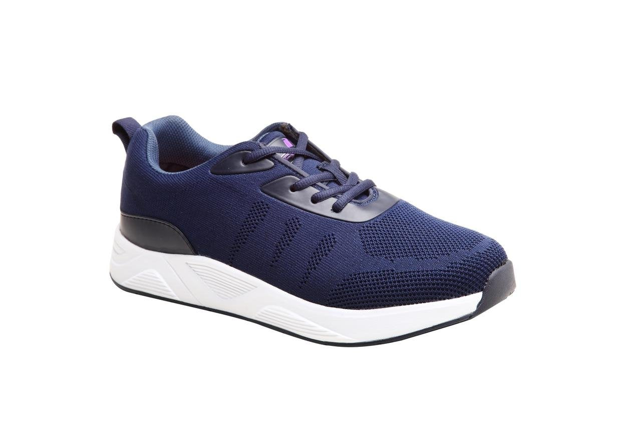 Mt. Emey 9711Knitted Walking Comfort Shoe Navy