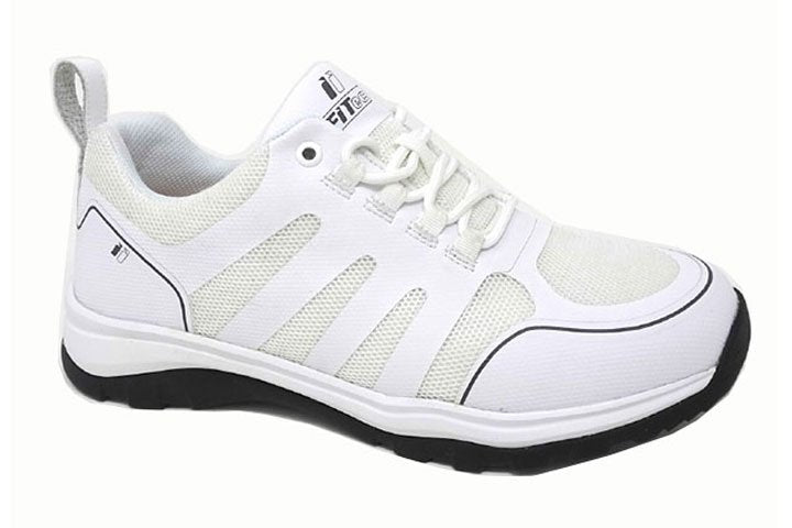 Mt. Emey 9730-3L Slip Resistant walking Shoes White