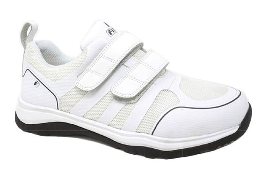 Mt. Emey 9731-3V Double Strap Slip Resistant Shoes White