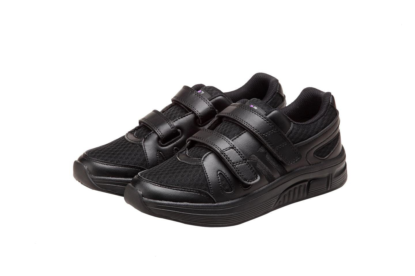 Mt. Emey 9331 Velcro Light Mesh Walking Shoe Black