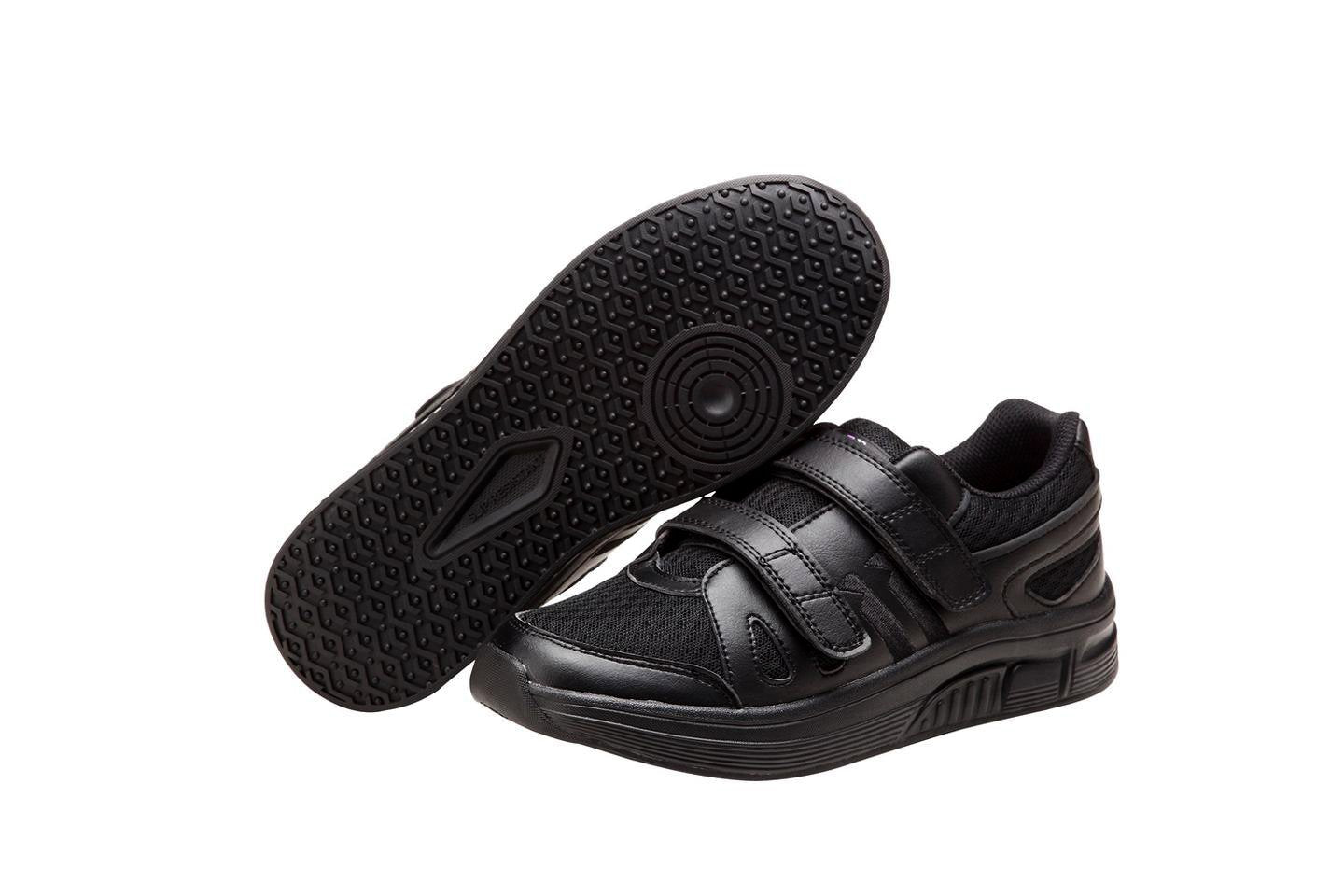 Mt. Emey 9331 Velcro Light Mesh Walking Shoe Black
