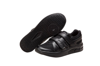 Mt. Emey 9331 Velcro Light Mesh Walking Shoe Black