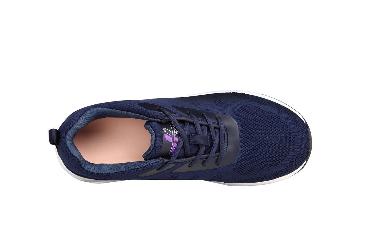 Mt. Emey 9711Knitted Walking Comfort Shoe Navy