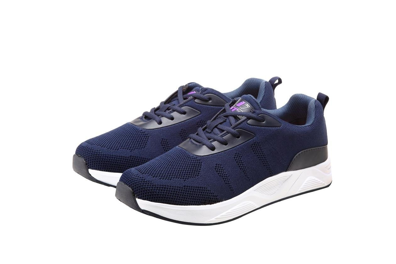 Mt. Emey 9711Knitted Walking Comfort Shoe Navy