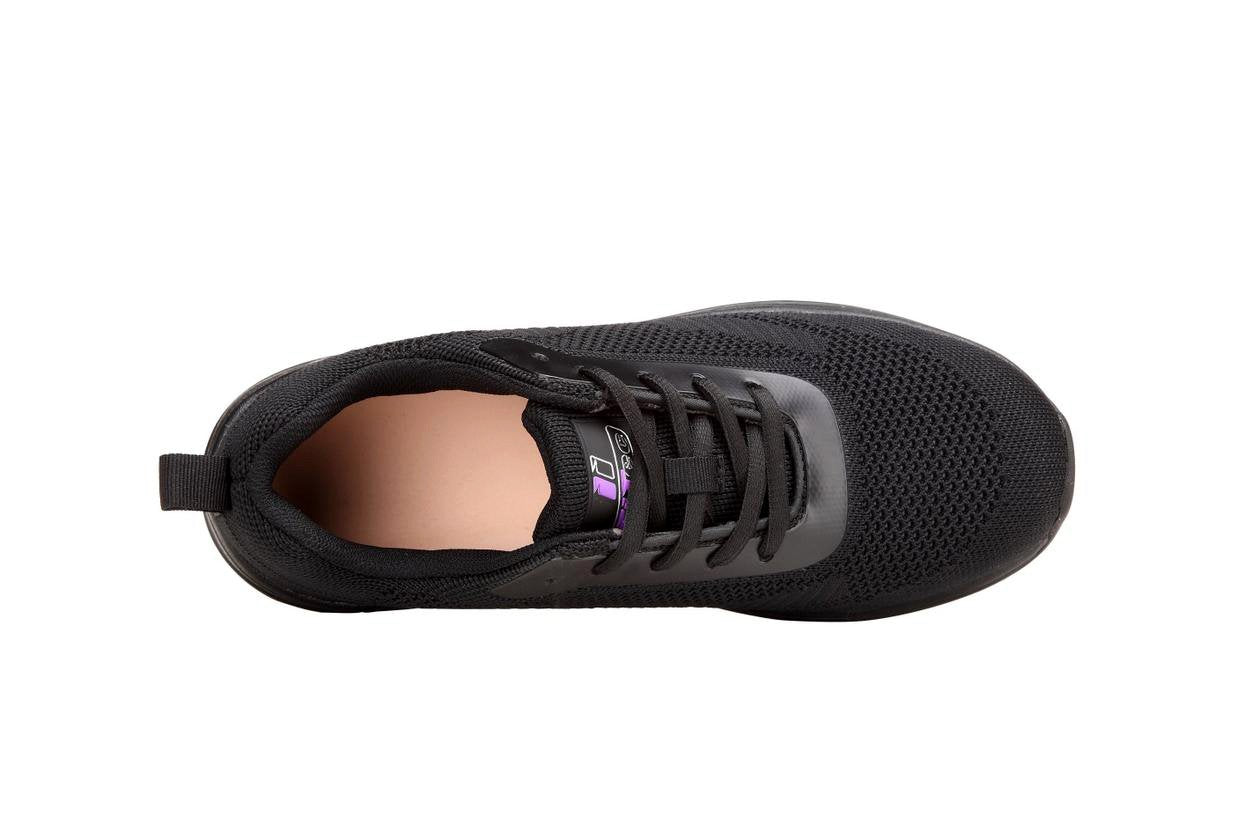 Mt. Emey 9328 Light Knitted Walking Shoe Black