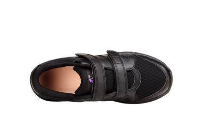 Mt. Emey 9331 Velcro Light Mesh Walking Shoe Black