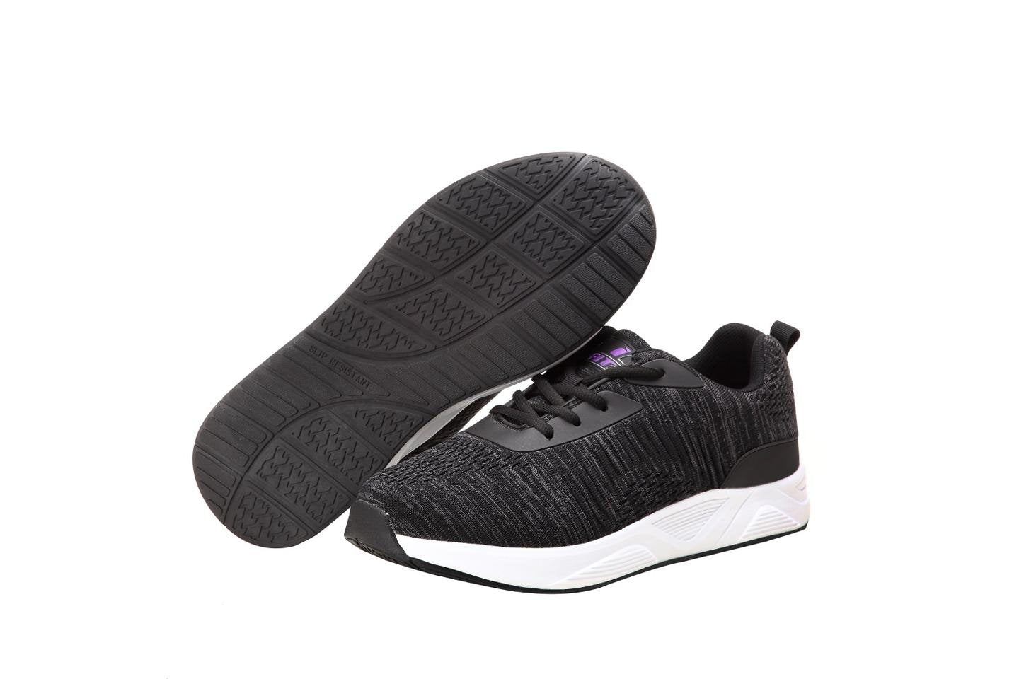 Mt. Emey 9709 Knitted Walking Comfort Shoe Grey