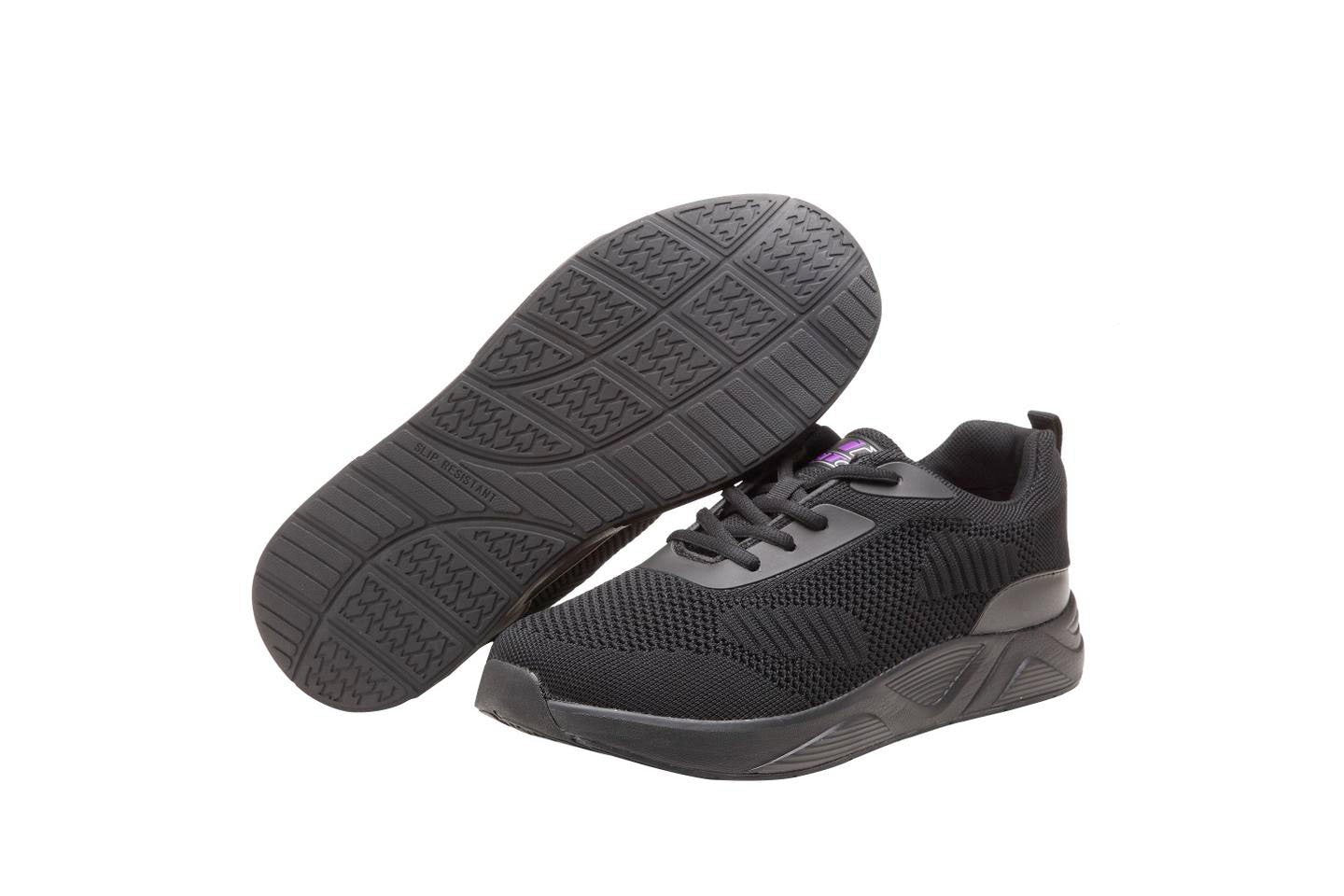 Mt. Emey 9710 Knitted Walking Comfort Shoe Black