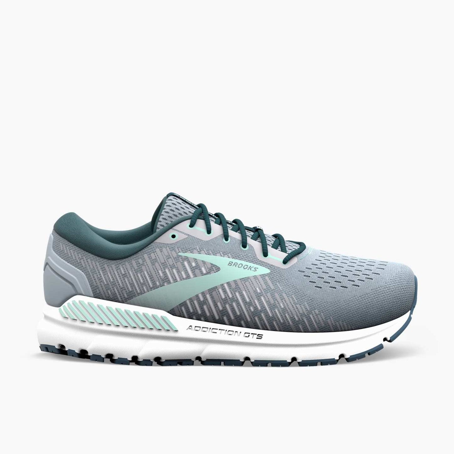 Brooks Addiction GTS 15 Grey/Navy/Aqua