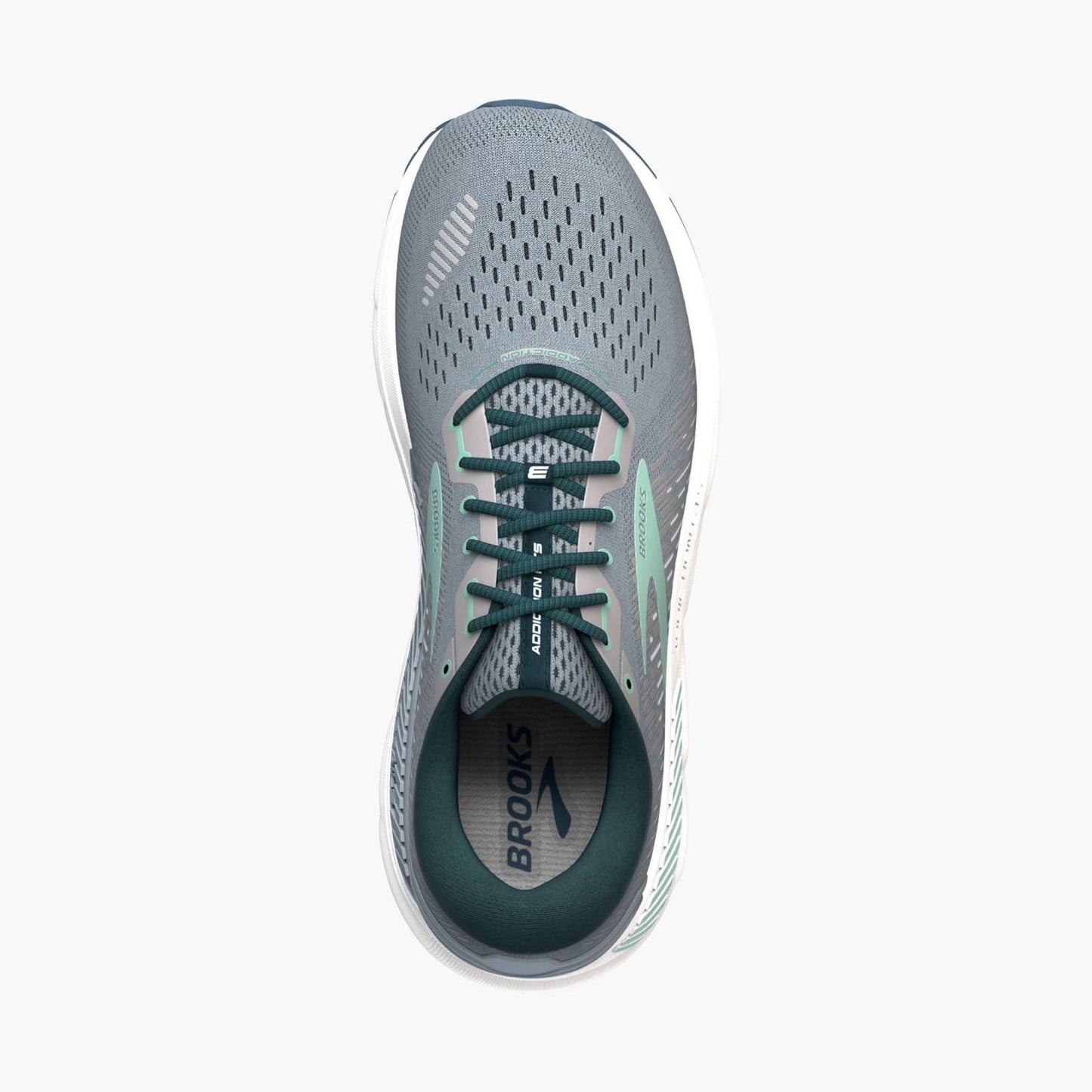 Brooks Addiction GTS 15 Grey/Navy/Aqua