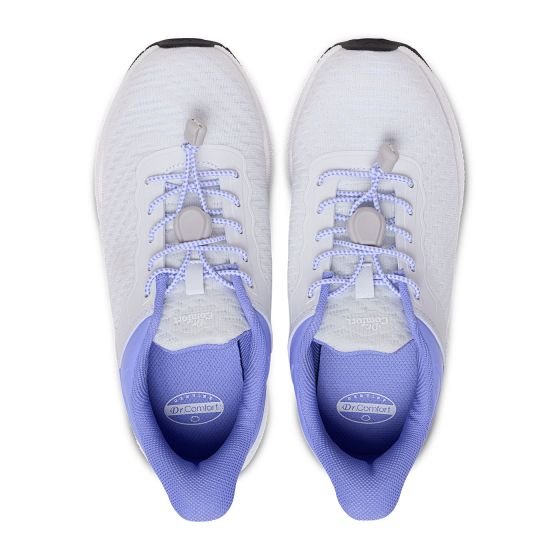 Dr. Comfort Joy White/Purple