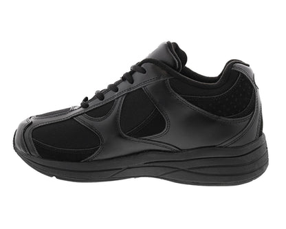 Drew Surge Black Leather/Black Mesh